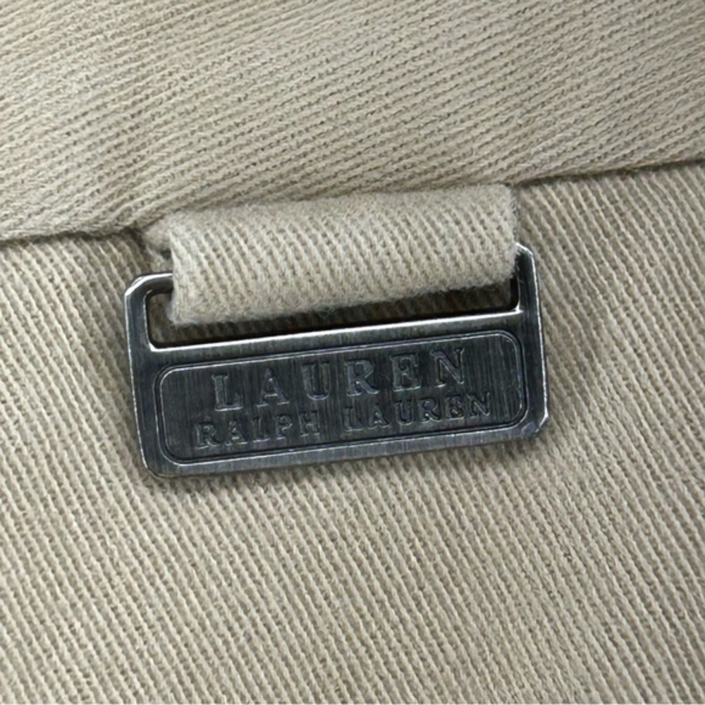Lauren Ralph Lauren Beige Straight Leg Trousers - Picture 4 of 9
